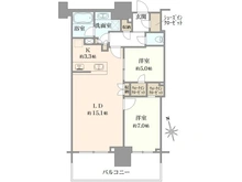 【東京都/港区芝浦】ブランズタワー芝浦 間取り図