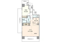 【東京都/港区海岸】クレストフォルム田町ベイフロントスクエア 間取り図