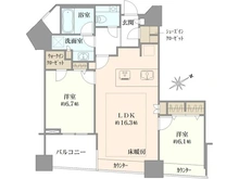 【東京都/港区赤坂】パークコート赤坂ザタワー 間取り図