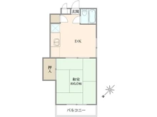 【東京都/港区芝浦】田町ダイヤハイツ 間取り図