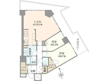 【東京都/港区芝浦】キャピタルマークタワー 間取り図