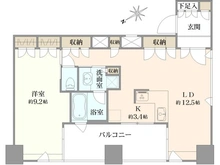 【東京都/港区芝浦】ザ・タワー芝浦 間取り図