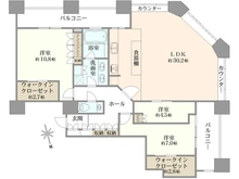 【東京都/港区芝浦】芝浦アイランドケープタワー 間取り図