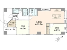【東京都/港区三田】トリニティーハウス三田 間取り図