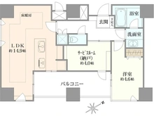 【東京都/港区芝浦】ザ・タワー芝浦  間取り図