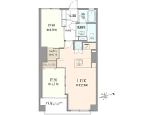 【東京都/港区芝公園】芝公園アビタシオン 間取り図