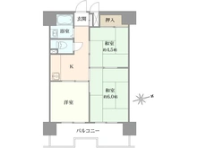 【東京都/港区海岸】マリンシティダイヤモンドパレス 間取り図