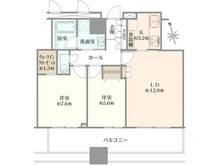 【東京都/港区芝】クレストプライムタワー芝 間取り図