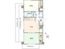 【東京都/世田谷区尾山台】タウンハイツ尾山台 間取り図