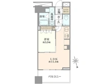 【東京都/港区浜松町】WORLD TOWER RESIDENCE  間取り図