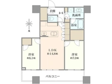 【東京都/港区浜松町】ワールドタワーレジデンス 間取り図
