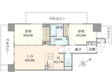 【東京都/港区海岸】クレストフォルム田町ベイフロントスクエア 間取り図