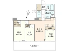 【東京都/港区芝浦】芝浦アイランドケープタワー 間取り図