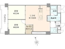 【東京都/港区芝浦】グランドパレス田町 間取り図