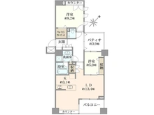 【東京都/中央区築地】サンクタス築地 間取り図