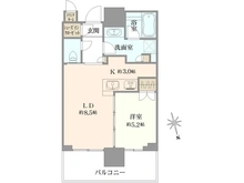 【東京都/港区浜松町】パークコート浜離宮ザタワー 間取り図