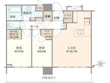 【東京都/港区浜松町】パークコート浜離宮ザタワー 間取り図