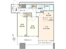【東京都/港区芝】クレストプライムタワー芝 間取り図