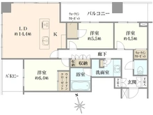 【東京都/港区浜松町】WORLD TOWER RESIDENCE 間取り図
