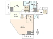 【東京都/港区三田】ザ・パークハウス三田タワー 間取り図