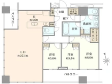 【東京都/港区浜松町】WORLD TOWER RESIDENCE 間取り図