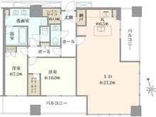 【東京都/港区浜松町】WORLD TOWER RESIDENCE 間取り図
