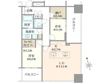 【東京都/港区浜松町】WORLD TOWER RESIDENCE 間取り図