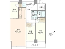 【東京都/港区芝浦】ブランズタワー芝浦 間取り図