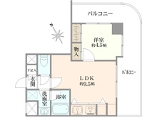 【東京都/港区海岸】エクセルシオール港区海岸 間取り図