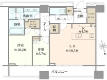 【東京都/港区浜松町】ワールドタワーレジデンス 間取り図