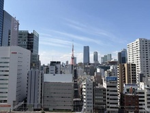 【東京都/港区海岸】スカイグランデ汐留 眺望：リビング西向き窓から撮影
ズームなし