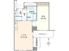 【東京都/港区海岸】スカイグランデ汐留 間取り図