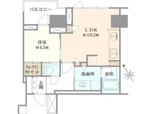【東京都/港区芝浦】プラウドタワー芝浦 間取り図
