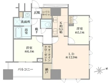 【東京都/港区三田】ザ・レジデンス三田 間取り図