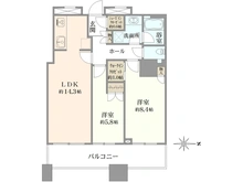 【東京都/港区芝】クレストプライムタワー芝 間取り図