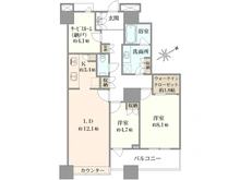 【東京都/港区芝浦】芝浦アイランドグローブタワー 間取り図