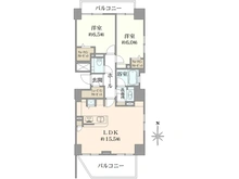 【東京都/港区海岸】エクサージュ海岸 間取り図