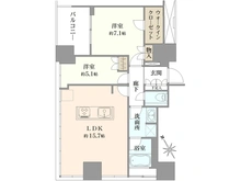 【東京都/港区海岸】ローレルタワールネ浜松町 間取り図