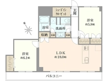【東京都/港区三田】ハイライフ三田 間取り図
