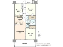 【東京都/北区浮間】レーベンハイム浮間公園ラグパス 間取り図