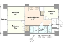 【東京都/板橋区志村】タカシマ志村マンション 間取り図