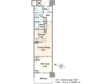 【東京都/新宿区高田馬場】パークシティ高田馬場 間取り図