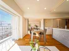 【東京都/目黒区三田】目黒マンション リビング・ダイニング：※家具調度品等は販売価格に含まれません。