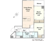 【東京都/品川区西五反田】エクレール五反田 間取り図