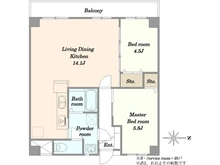 【東京都/杉並区下井草】ルミナス下井草 間取り図