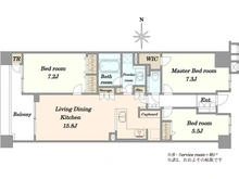 【東京都/新宿区北新宿】It’s東京フォーサイトスクエア 間取り図