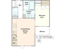 【東京都/世田谷区野毛】レ・ベント等々力 間取り図