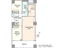【東京都/品川区荏原】グランドメゾン武蔵小山 間取り図