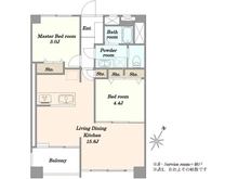 【東京都/品川区南大井】大森駅前住宅 2号棟 間取り図