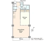 【東京都/目黒区目黒】マンション西目黒苑 間取り図